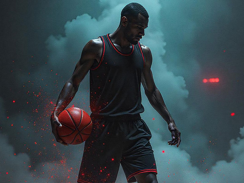 NBA中国赛，卓识双马尾亮相，又是不一样的漂亮！